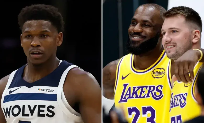 Are Anthony Edwards, LeBron James, and Luka Doncic playing today, Oct. 29, in Timberwolves vs Lakers?