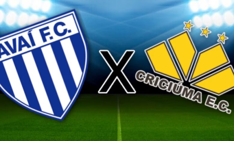 Avaí x Criciúma na Série B: onde assistir ao vivo, horário e escalação