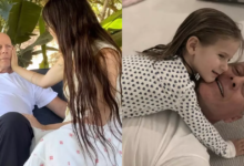Esposa de Bruce Willis revela que as filhas 'sentem muita falta do pai'