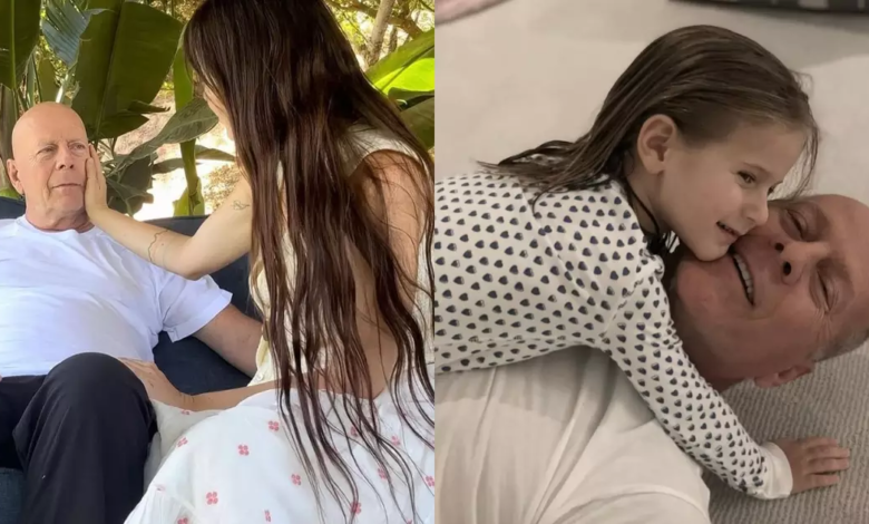 Esposa de Bruce Willis revela que as filhas 'sentem muita falta do pai'