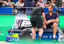 Daniil Medvedev Cramped So Badly He Asked Ballgirl To Take Off His Shirt For Him