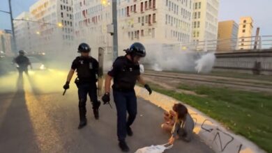 La femme filmée en train d’être violentée par des policiers à Marseille, en marge de la mobilisation du 18 septembre, a porté plainte