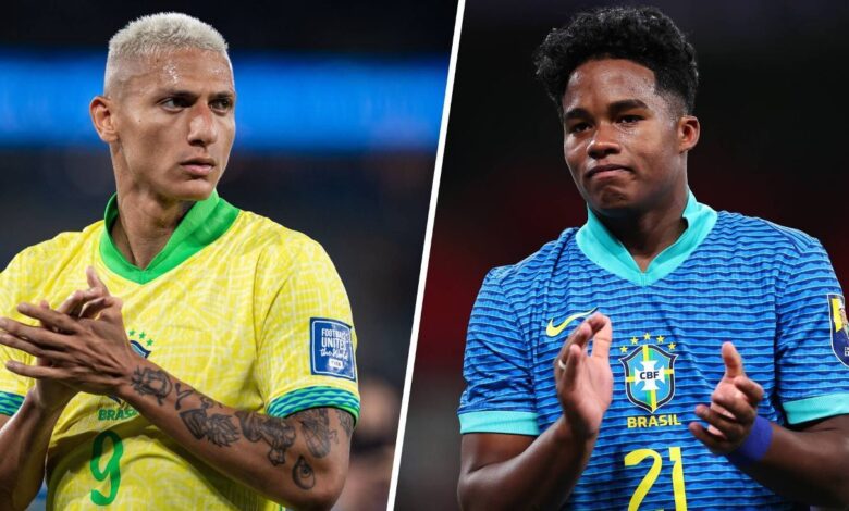 'Crise' da 9 da seleção vai de Richarlison em jejum desde a Copa e Endrick artilheiro mesmo sem jogar