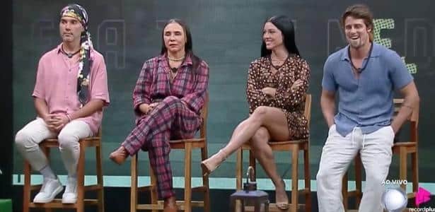 A Fazenda 2024: Fernando, Yoná, Rayane e Matheus estão na 4ª roça
