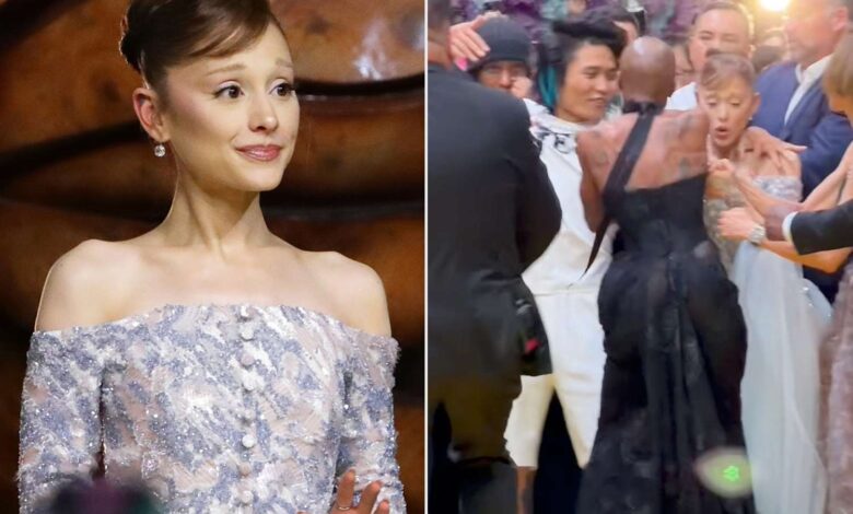 Ariana Grande Charged by Fan in Singapore in Scary Red Carpet Moment