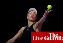 WTA Finals tennis: Jessica Pegula v Elena Rybakina in semi-finals – live