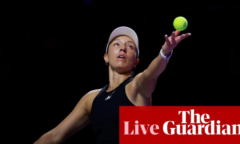 WTA Finals tennis: Jessica Pegula v Elena Rybakina in semi-finals – live