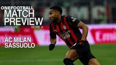 AC MILAN v SASSUOLO: MATCH PREVIEW