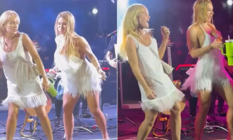 Angélica e Virginia dançam juntas em festa com show de Nattan: "Arrasamos"