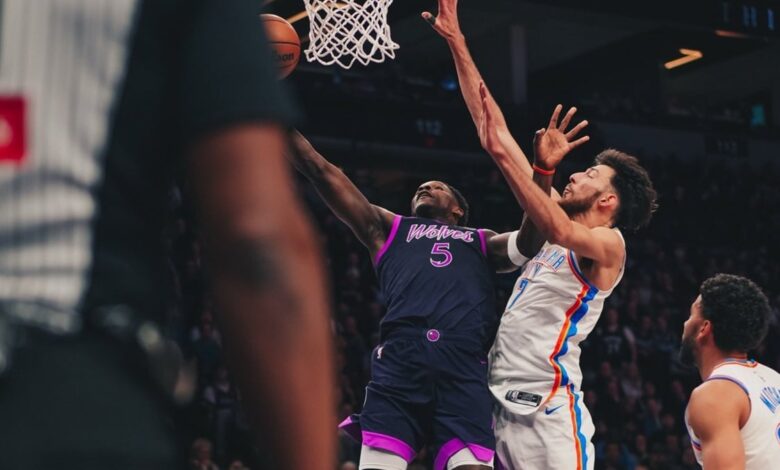 Anthony Edwards Timberwolves Thunder