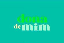 Logo da novela Dona de Mim