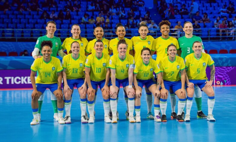 Brasil x Espanha: horário e onde assistir ao Mundial Feminino de Futsal