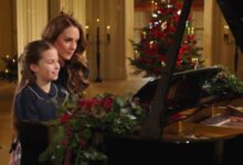 Catherine, Princess of Wales, and Princess Charlotte perform piano duet for Christmas carol service