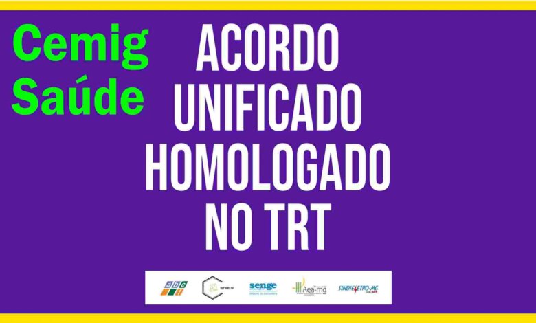 Acordo único da Cemig Saúde é homologado no TRT