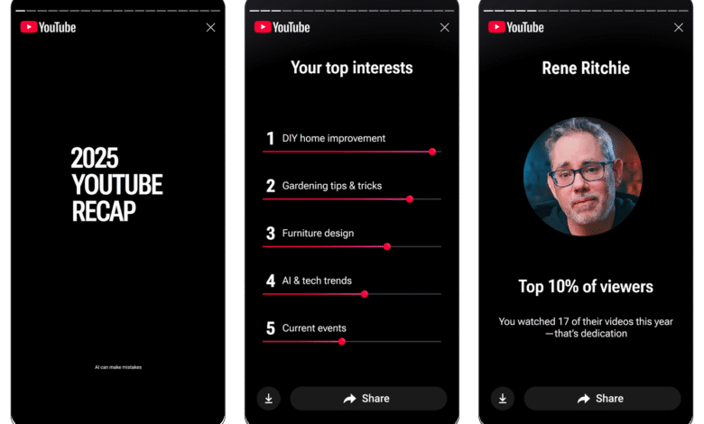 Introducing the New YouTube Recap: Your Year on YouTube