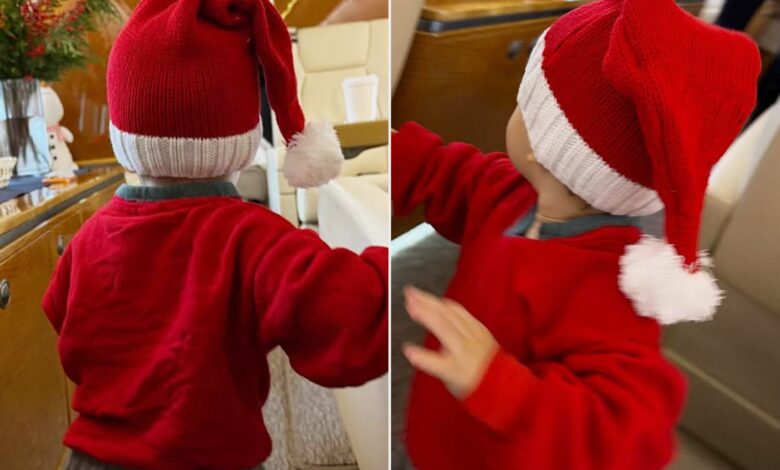 Justin Bieber's Son Jack, 16 Months, Is Ready for Christmas in New Photos