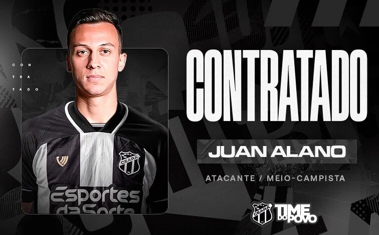 Contratação: Juan Alano é o novo reforço para o setor ofensivo alvinegro