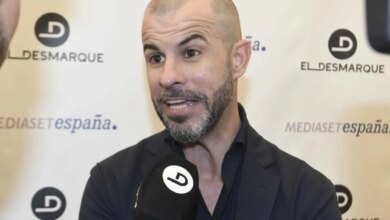 Manu Fajardo, en una comparecencia