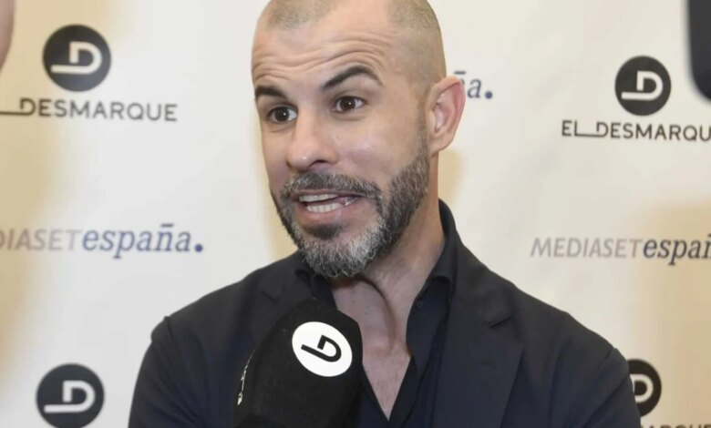 Manu Fajardo, en una comparecencia