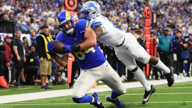 NFL scores: Matthew Stafford's TD to Colby Parkinson sparks debate