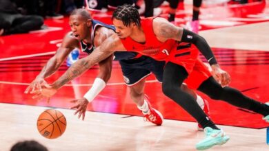 Portland Trail Blazers vs. Los Angeles Clippers-Xinhua