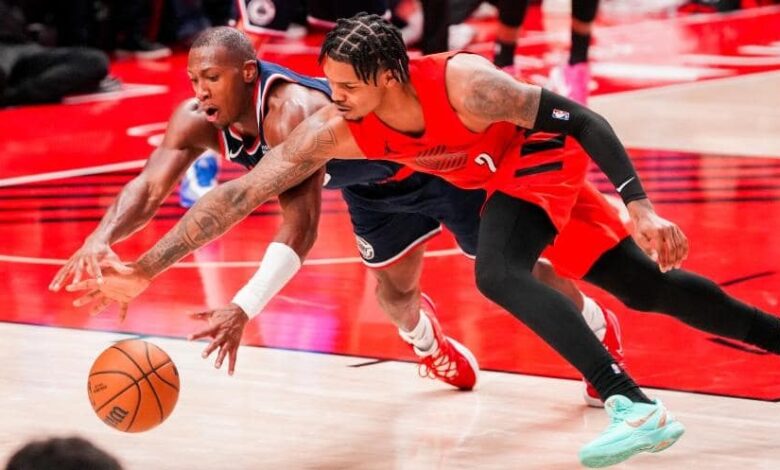 Portland Trail Blazers vs. Los Angeles Clippers-Xinhua