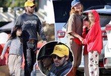 Ryan Gosling e Eva Mendes são vistos em passeio em Montecito