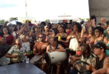 Conhecida também como Estação do samba, a festa surgiu em 2015 para proporcionar diversão aos que ficam em Brasília no fim do ano -  (crédito: Fotos: Minervino Júnior/CB)