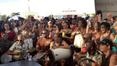 Conhecida também como Estação do samba, a festa surgiu em 2015 para proporcionar diversão aos que ficam em Brasília no fim do ano -  (crédito: Fotos: Minervino Júnior/CB)