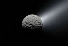 Concepção artística do cometa 3I/Atlas -  (crédito: Whisk)