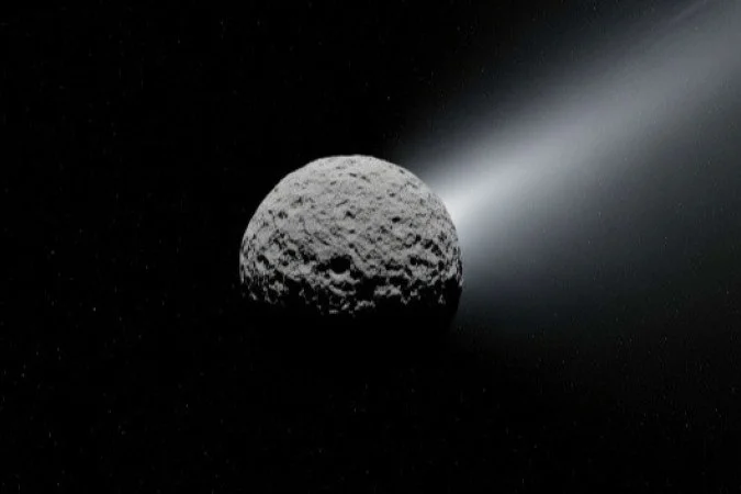 Concepção artística do cometa 3I/Atlas - (crédito: Whisk)