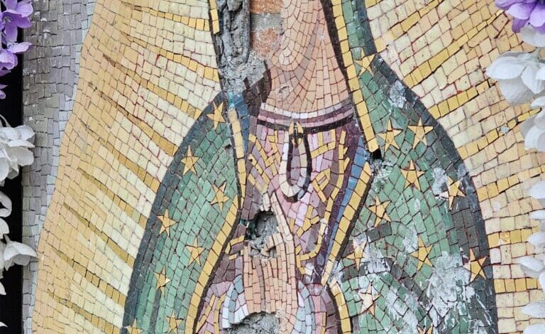 Vandal Damages Our Lady of Guadalupe Parish Mosaic, Church Pews in Santa Barbara