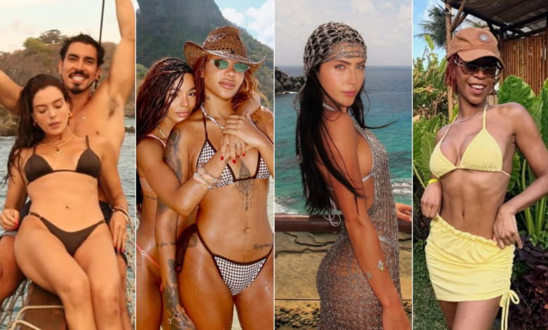 Famosos elegem Fernando de Noronha como principal destino do verão neste ano; veja quem está no local