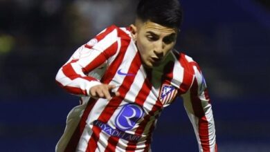 Thiago Almada em ação pelo Atlético de Madri