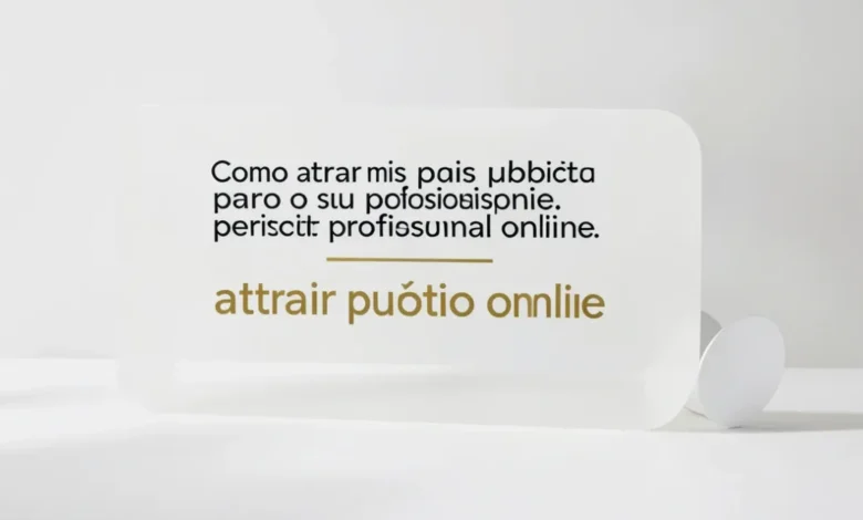 Como atrair mais público para o seu perfil profissional online