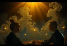 Os elementos visuais que aparecem em todo filme de Burton