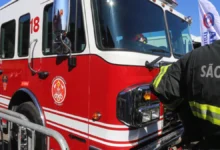 Incêndio de grande porte atinge recicladora em Itaquaquecetuba